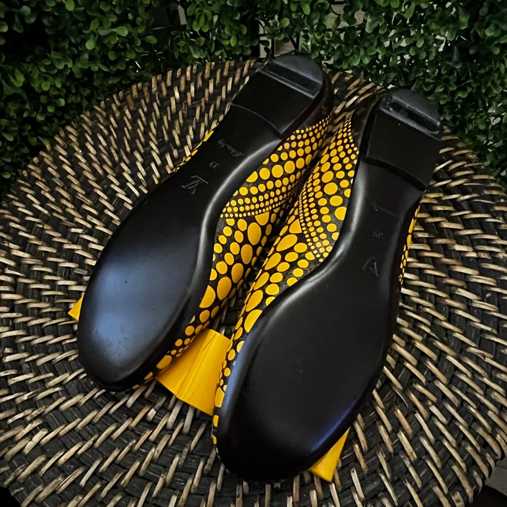 Louis Vuitton Yayoi Kusama yellow dots flat size 39 - Picture 10 of 12